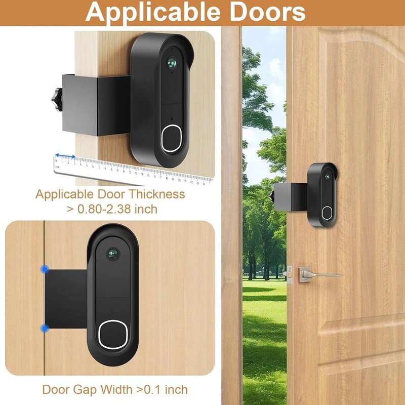 Anti-Theft Doorbell Mount Compatible with Arlo Video Doorbell 2K/HD (2nd Gen)... gallery
