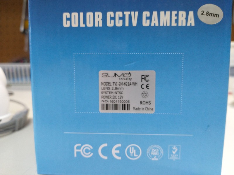 Security Dome Camera TVI-2M-621A-WH *** New in Box *** gallery