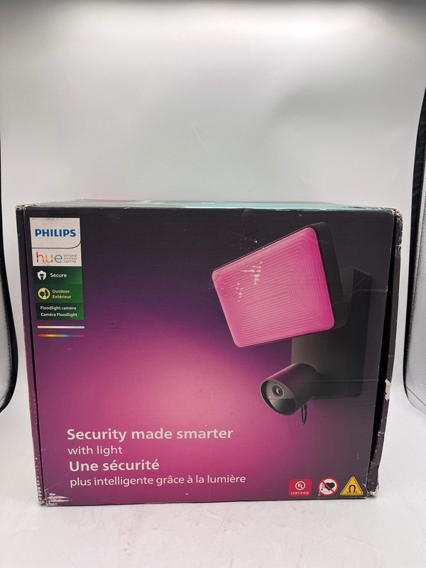 Philips Hue Secure Floodlight with Camera 1080P Video, Night Vision – BRAND NEW