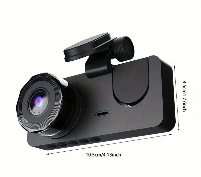 32GB 4K Dash Cam – Backup Camera with Night Vision, WDR, G-Sensor, Motion Detect