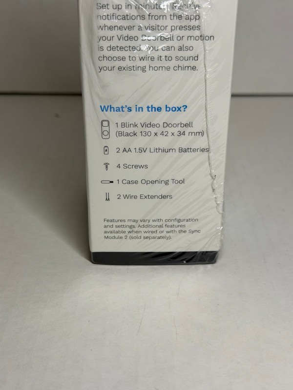 Blink Wired/Battery Operated Outdoor Smart Wi-Fi Video Doorbell B8 gallery