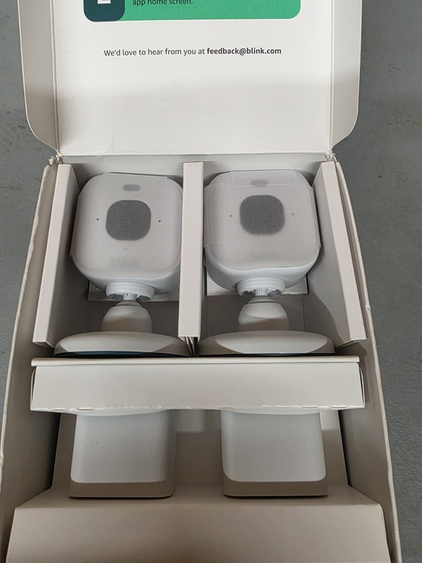 Blink Mini 2K+ Plug-In HD Smart Security Camera - Indoor/outdoor Pack of 2 White gallery