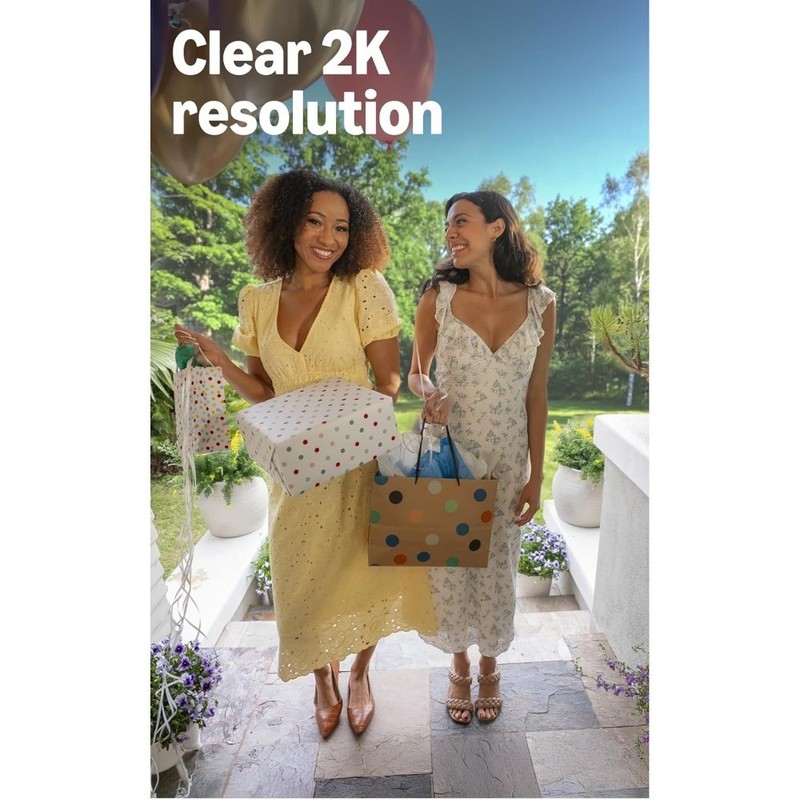 Battery Doorbell 2K+ (newest model) — Wireless video doorbell, 2K resolution, gallery