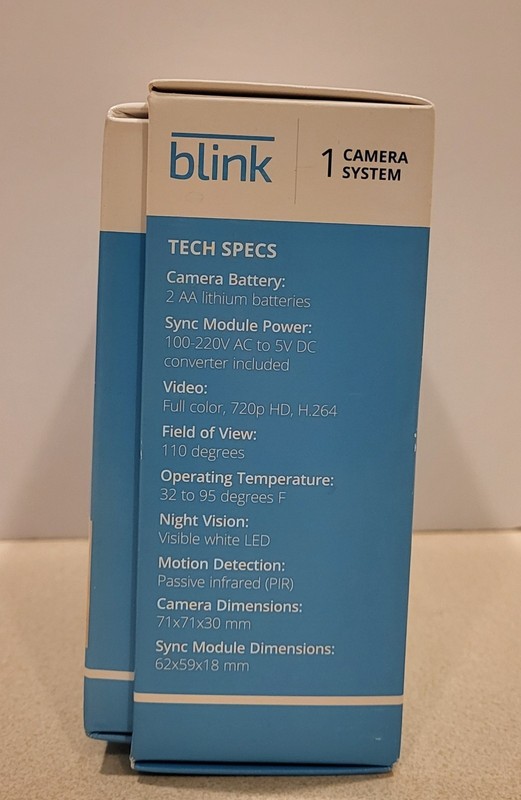 Security Camera, Blink Smart Home System, Mint condition, in original box gallery