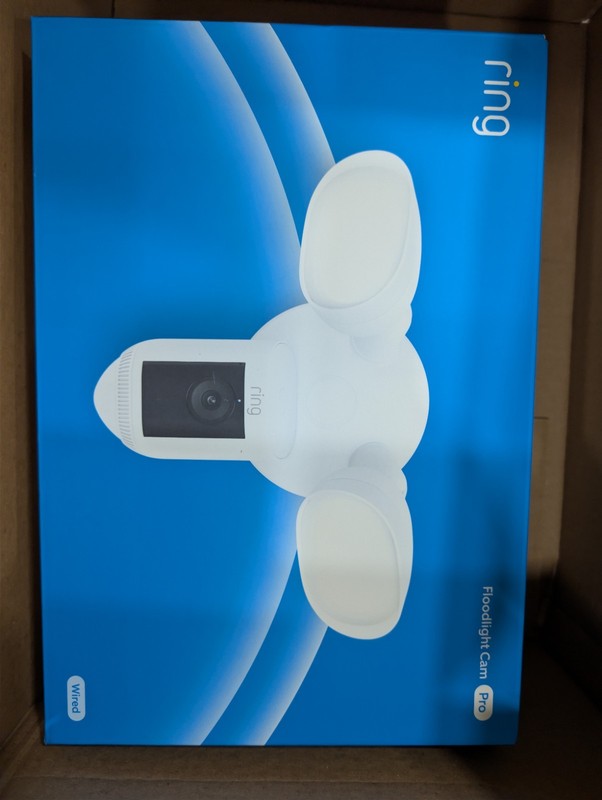 Ring Floodlight Cam Wired Pro with 3D Motion Detection White/FREE SHIPPING