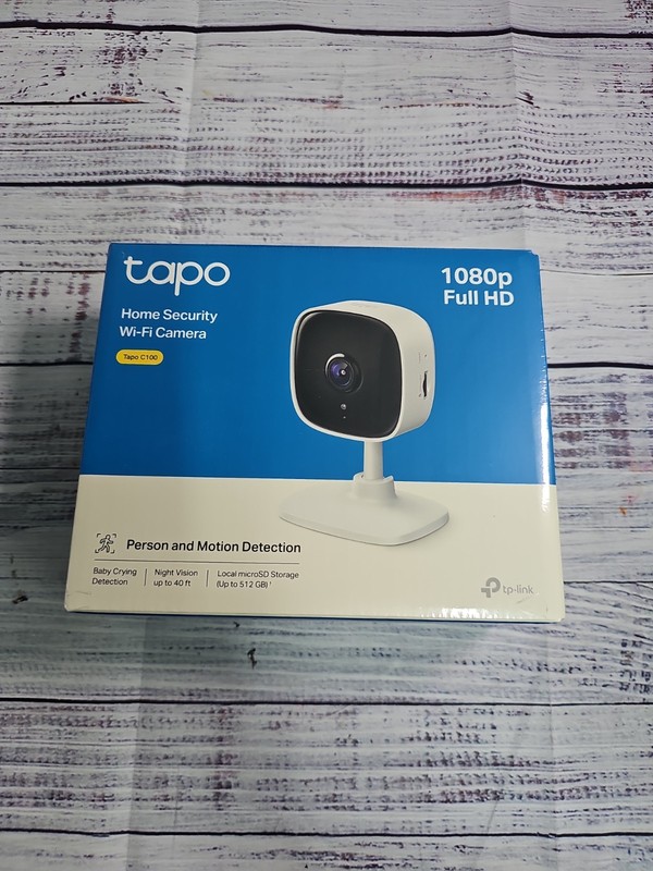 Tapo 1080P Fu HD Indoor Security Camera, Baby Monitor, Night Vision, C100