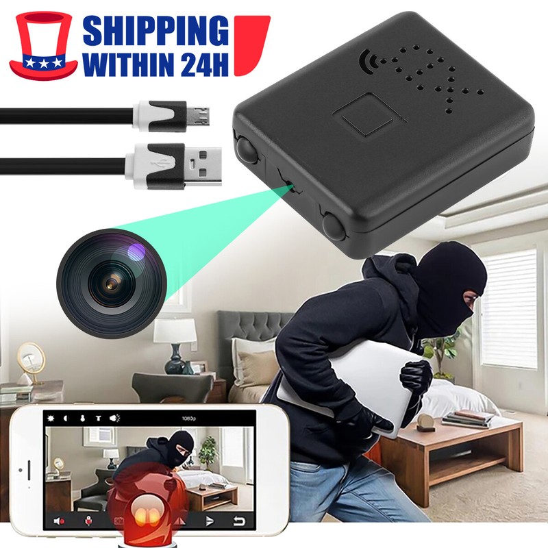 2024 Smart Mini Wireless WiFi Camera Home Security 1080P HD Night Cam + 32G gallery