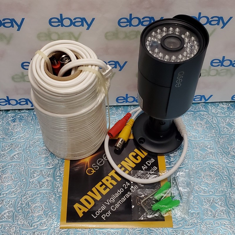 Q-See QM9903B Color Bullet Security Camera Night Vision, Weatherproof With Cable