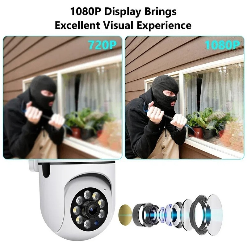 1080P WiFi Outdoor Security Camera 4X Zoom IP CCTV Waterproof Night Vision gallery