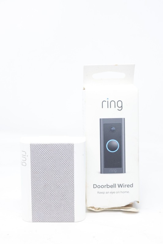 Ring Wi-Fi Smart Video BLACK Wired Doorbell with Chime gallery