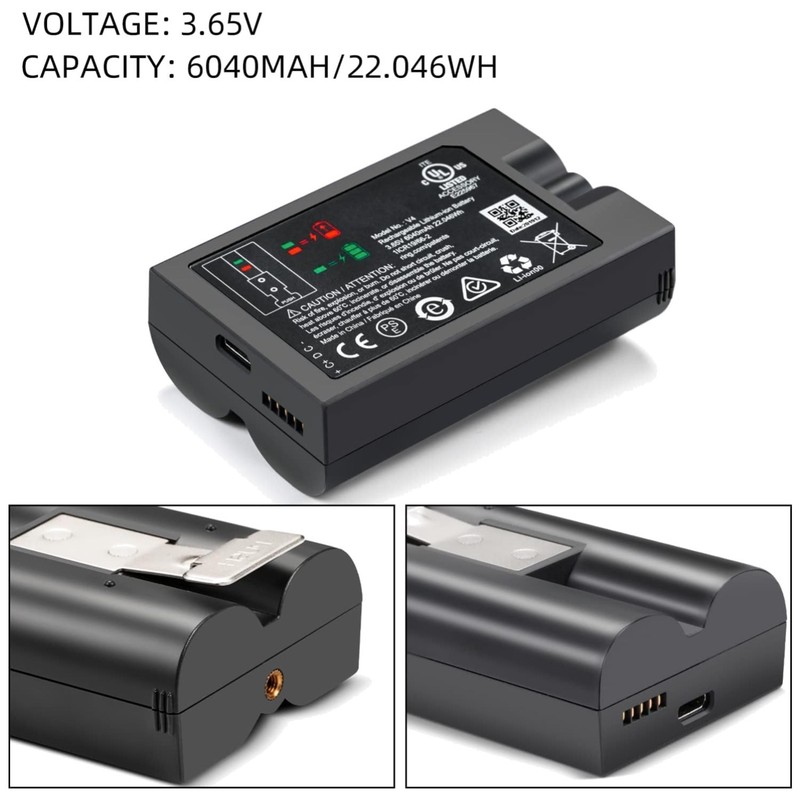Rechargeable Ring Doorbell Battery 6040mAh