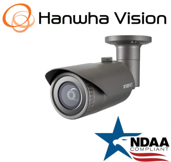 Hanwha Techwin QNO-6022R1 2MP PoE IR IP Bullet Security Camera 4mm Fixed Lens