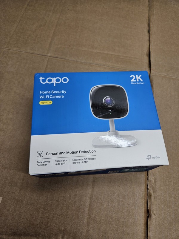 TP-Link C110 TAPO 2k Smart Surveillance Camera - White gallery