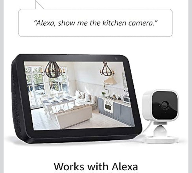 Blink Mini White Indoor Plug-In Live HD Smart Security Camera (New in Box) gallery