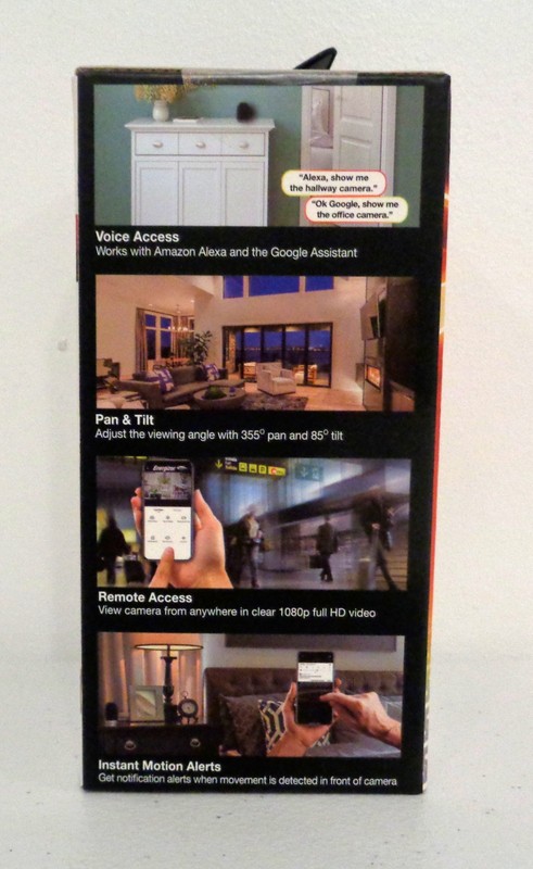 NEW Energizer Smart Indoor Camera Wi-Fi 1080p Pan & Tilt WORKS WITH ALEXA NIB gallery