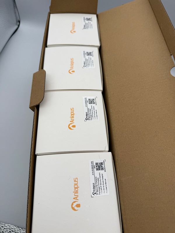 Anlapus C518 Wireless IP Camera 4-Pack 1080p Pan Tilt 360 WiFi 2-Way Audio Lot gallery