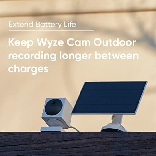 Durable Weatherproof Solar Panel with 2.5W Charging for Outdoor Security Cameras gallery