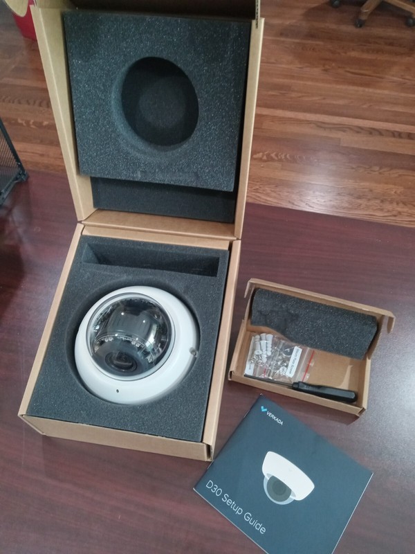 Verkada D30-HW-P/N 1A-10001-B Indoor Dome Camera- Brand New gallery