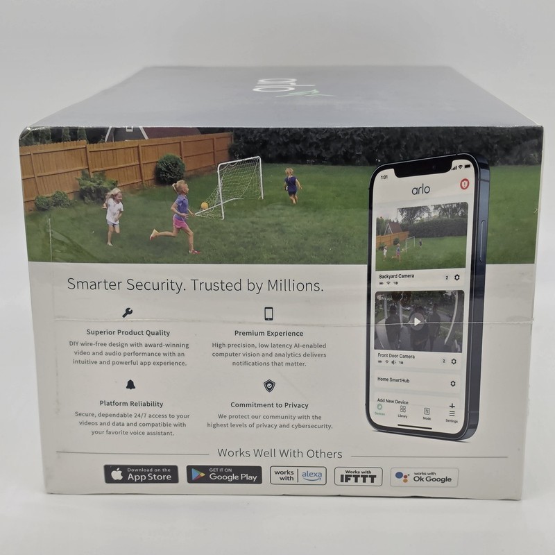✨ SEALED✨ Arlo Pro 4 3 Camera Security System 2K HDR Wireless Spotlight Bundle gallery