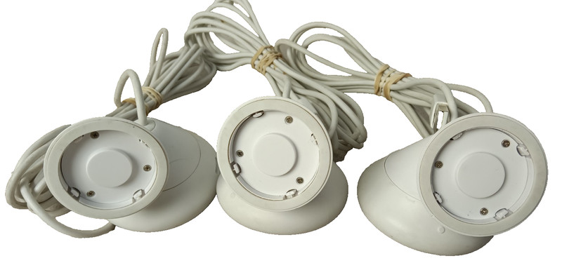 Lot of 3 Logitech V-R0008 Security Cameras and Stands | Tested gallery