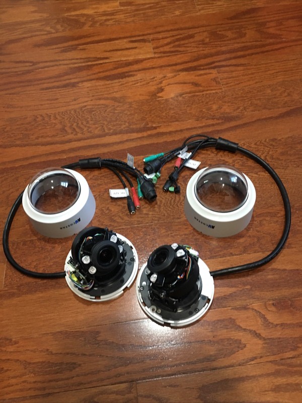 (2PACK) AV Costar TM-TM02ID2-F IP Ceiling Tile Camera Arecont Vision 1080p #USED gallery