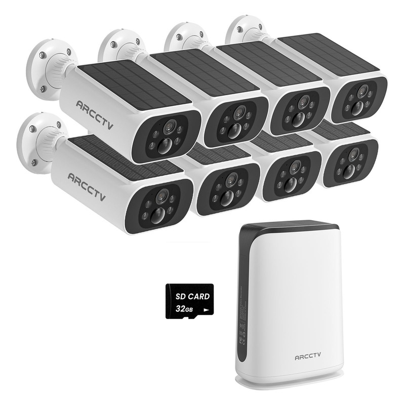 WiFi Camera Security System 4MP Outdoor Wireless Home 10CH NVR CCTV 2 Way Audio