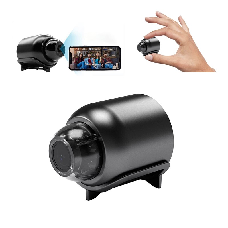 1080P HD Mini WiFi Camera – Night Vision Included, Motion Detection Remote Mo…