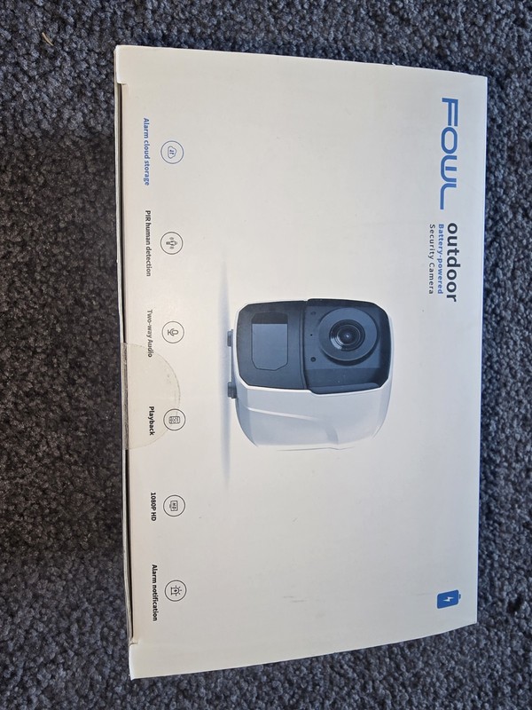 TOKK CAM F3 FOWL Outdoor Battery Wireless 1080p Security Camera – New Sealed Box