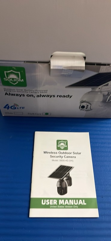 SOLIOM S600 - 3G/4G LTE Outdoor Solar Powered Cellular Security 5MP Camera gallery