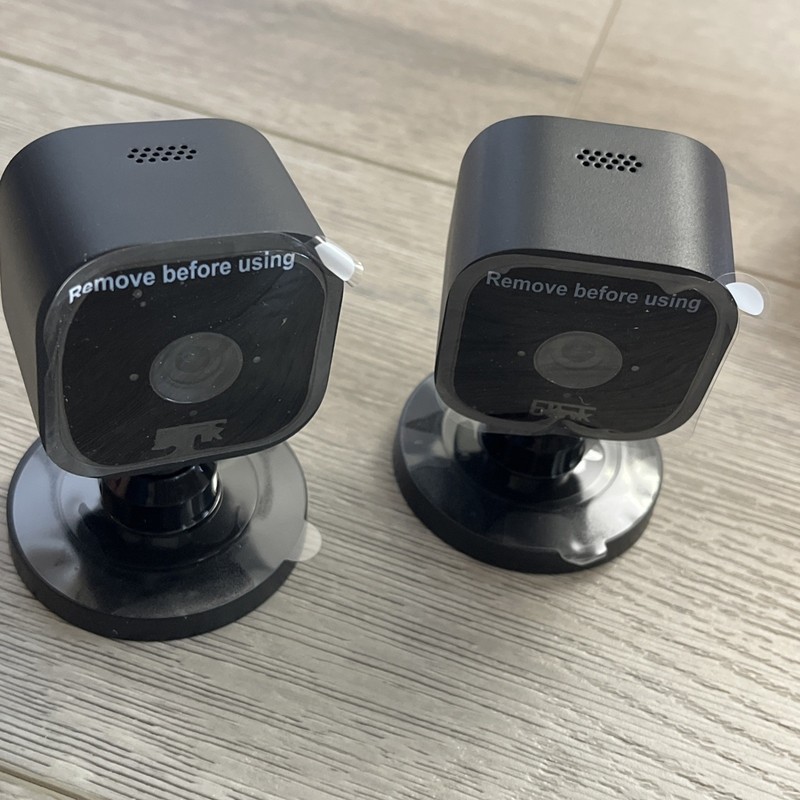 Blink Mini 2-Pack Indoor 1080p HD Security Cameras with Wi-Fi, Black gallery