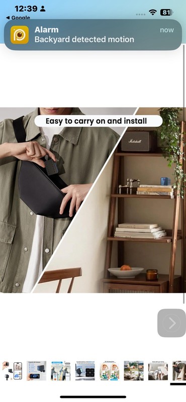 2K Cellular Security Camera, No WiFi Camera SIM Card Included, Not Support Wi... gallery