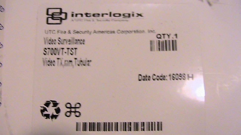 Interlogix Video Surveillance S700VT-TST