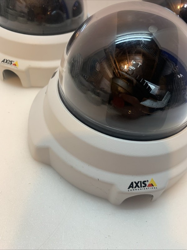 LOT OF 3 - Axis 216FD/MFD Dome IP POE Web Network Security Cameras - Working gallery