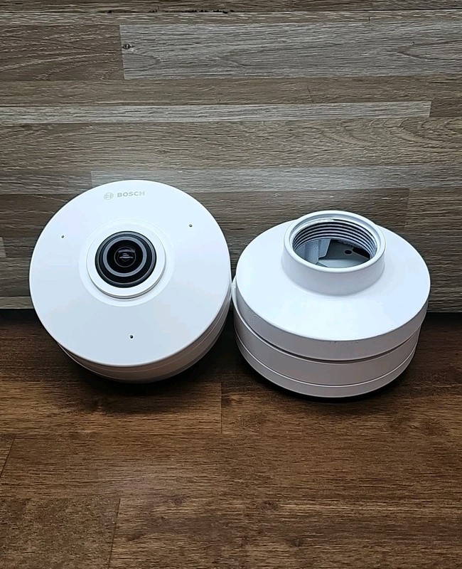 2 Pc Lot Bosch NDS-5704-F360-A Flexidome 5100i 12MP 360° Panoramic PoE Dome USED