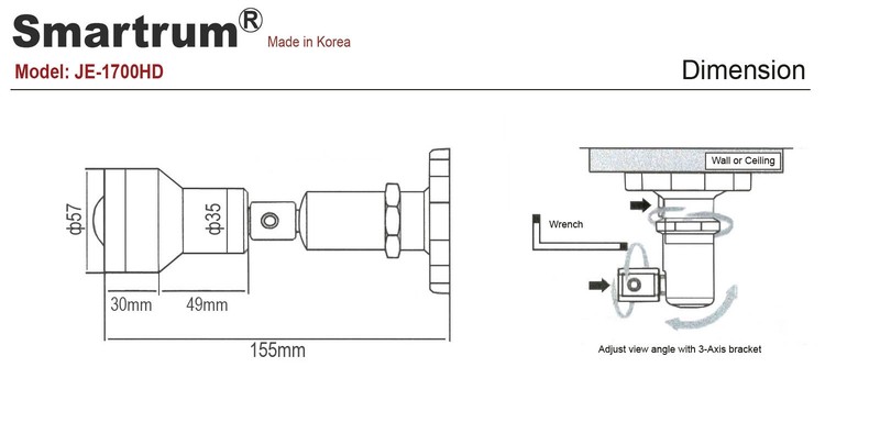 NEW 170˚ Super Wide Angle Outdoor IR Bullet Camera/2.4MP 1080P/HDTVI/CVBS Video gallery