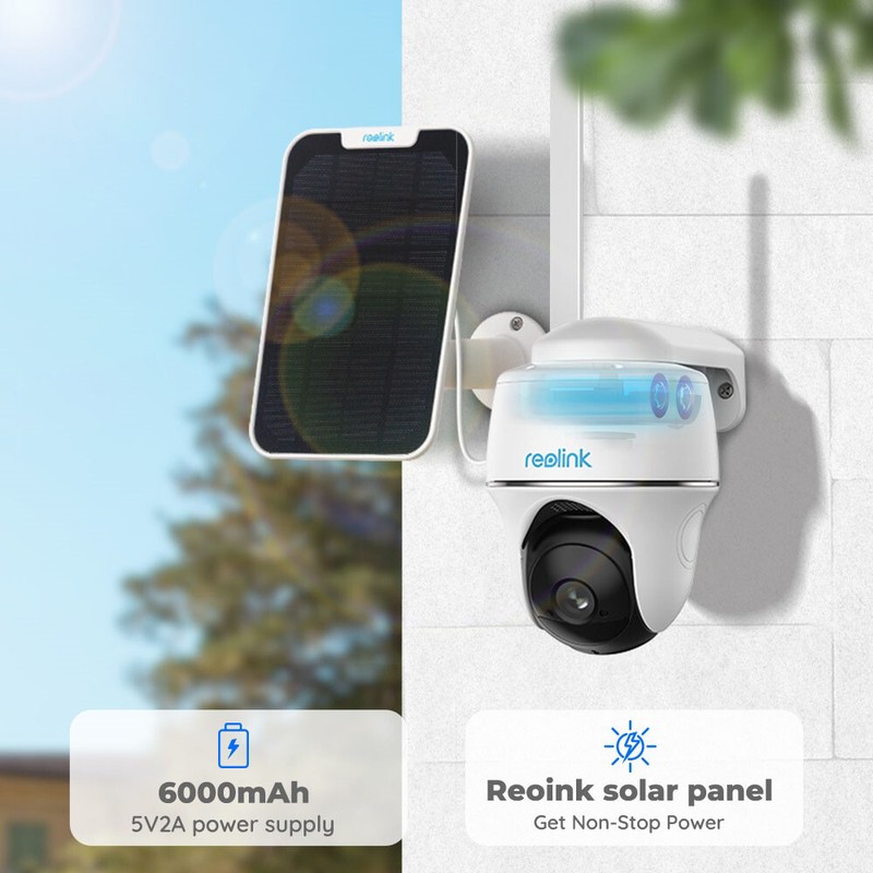Reolink Go PT Plus 4G LTE 2K+ 5MP Mobile Security Camera Solar Wireless Outdoor gallery
