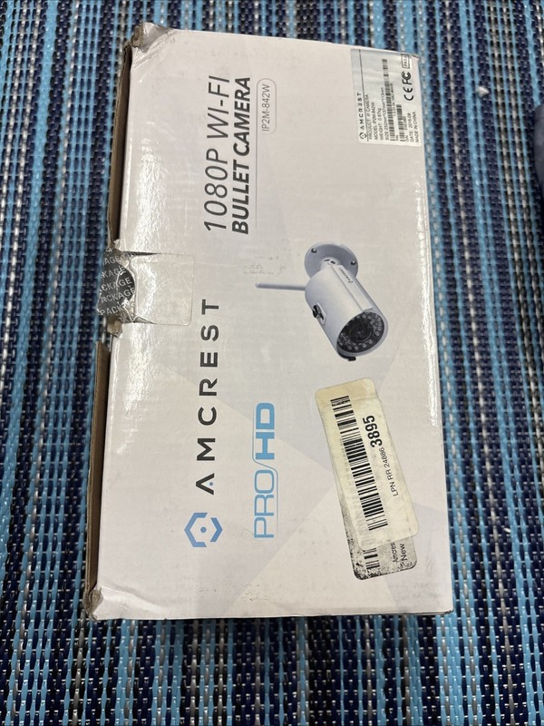 AMCREST 1080P WiFi Bulle Camera - IP2M-842W gallery