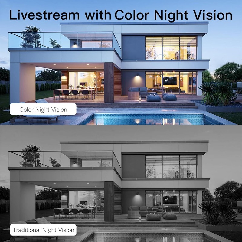 Smart Wi-Fi Cameras for Home Outdoor 2.5K, 2.4G/5G Wired gallery