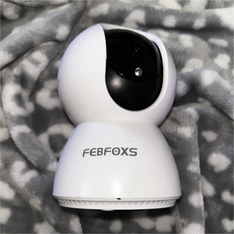 Febfoxs Wireless IP Network Surveillance Camera White Wi-Fi Color