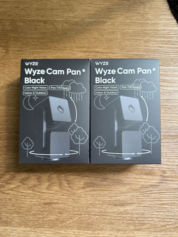(2-Pack) Wyze Cam V3 Night Vision Indoor Outdoor Camera – Black (WYZEC3BK)