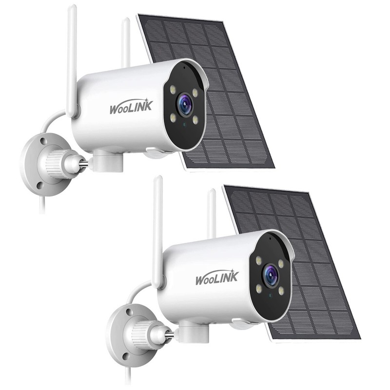 4PacK WiFi Security Camera System Outdoor Solar Battery Powered with Solar Panel gallery
