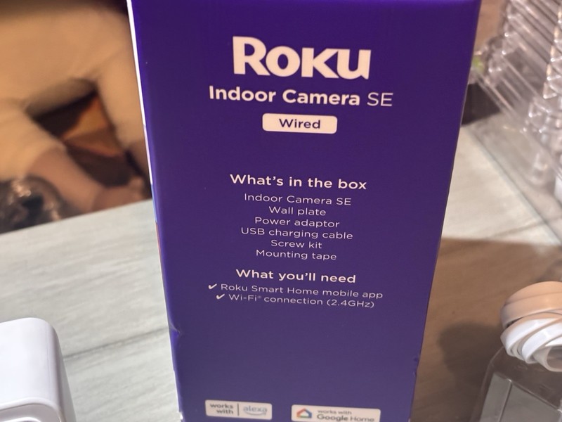 Roku Indoor Camera SE WiFi Connected Smart Home Wired Security Camera gallery