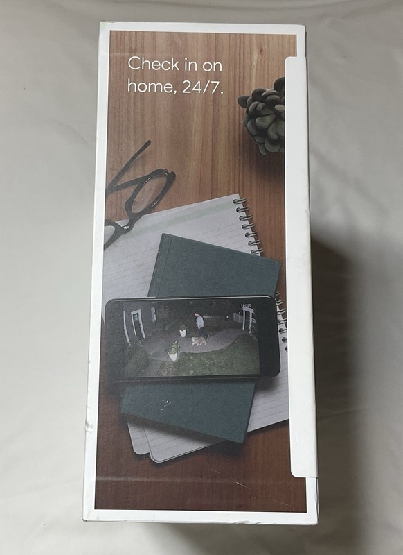 Google Nest Cam with Floodlight Outdoor/Wired Snow - (Open Box, Stained Box) G1 gallery