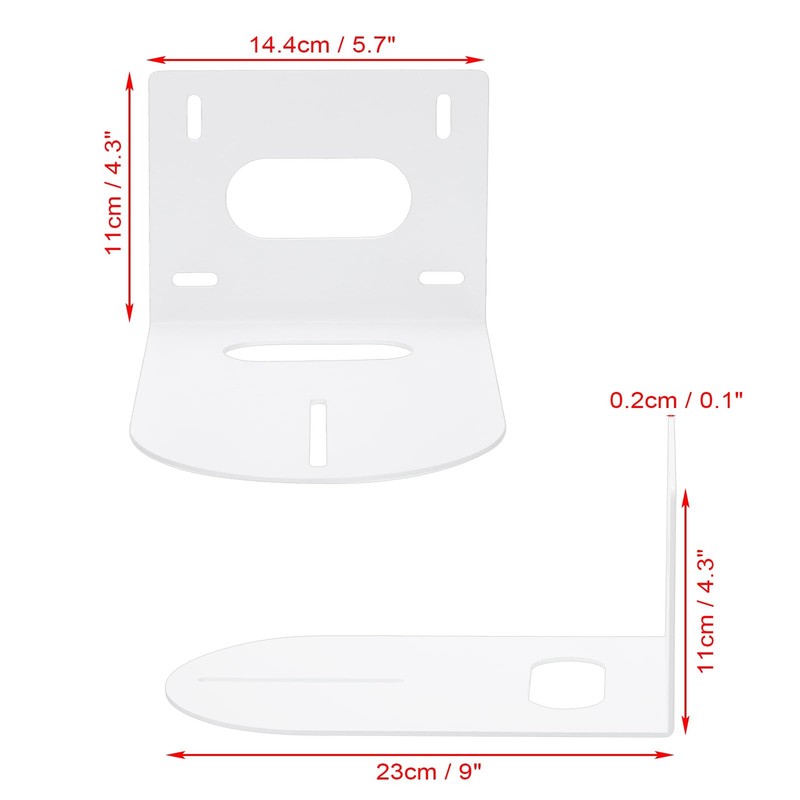 PTZ Camera Bracket 2 Pcs White Universal Wall Mount Camera Bracket Compatible... gallery