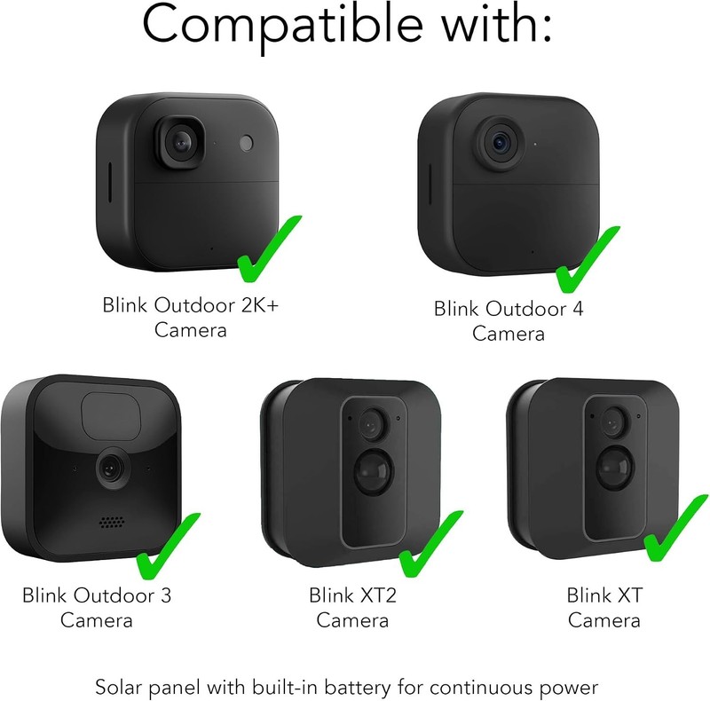 Solar Panel with Internal Battery for Blink Cameras gallery