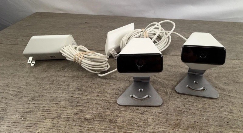 Xcam WiFi Indoor IP Security Surveillance Cameras Lot 2 Wall Mount UNTESTED