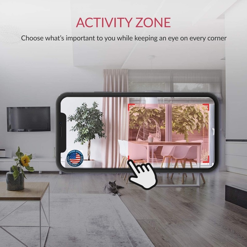 Camara De Seguridad Para El Hogar Monitor De Bebe, 1080P Wifi Smart Wireless New gallery