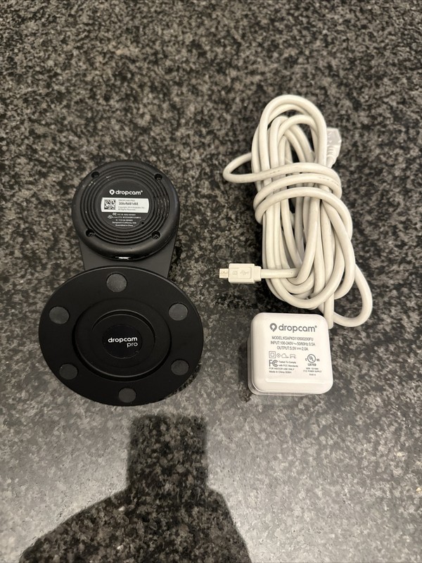 GOOGLE NEST DROPCAM PRO WIRELESS SECURITY CAMERA w/STAND and POWER SUPPLY gallery