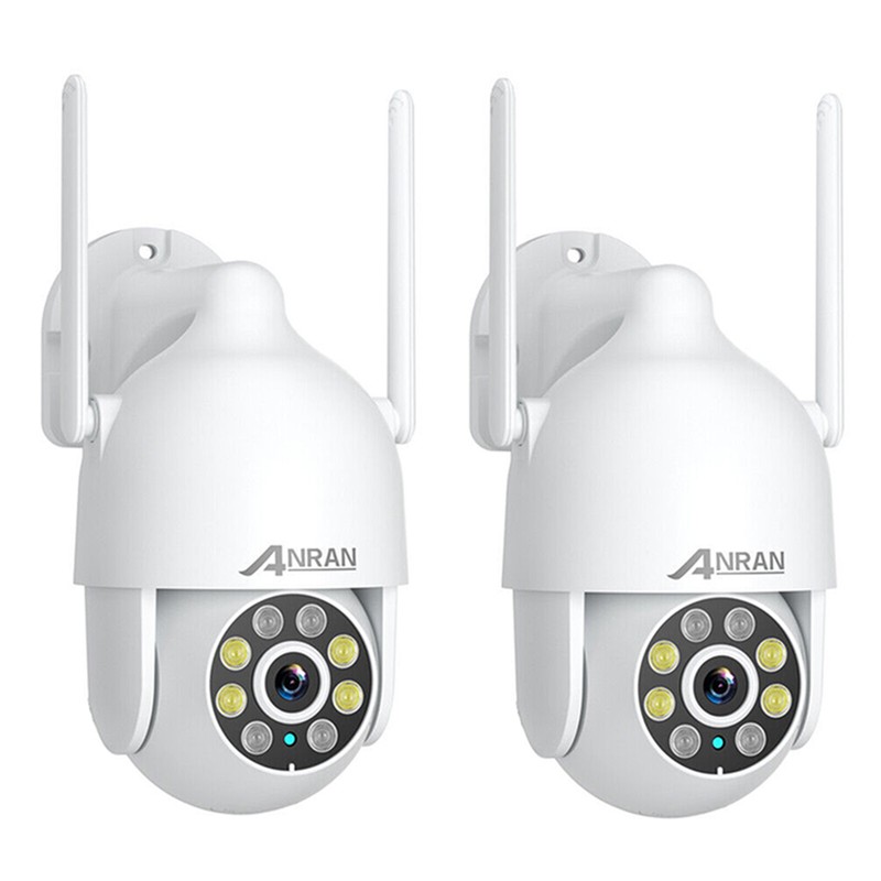 ANRAN Home Security Camera 3MP 360° PTZ WiFi IP Camera Wireless Outdoor IR Night