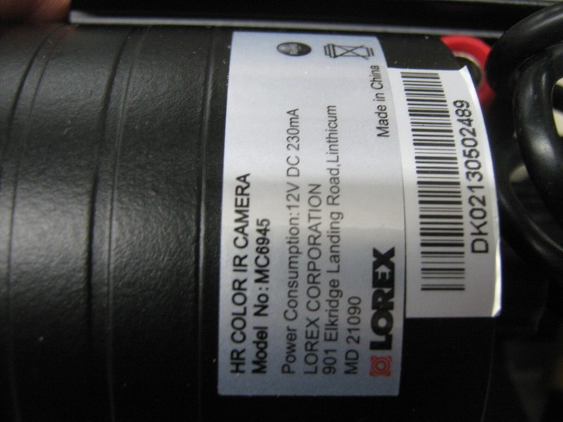 Lorex Security Camera MC6945 BRAND NEW. WITH USED CABLE. FREE SHIPPING gallery
